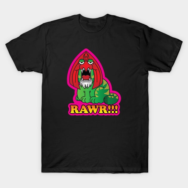 Rawr!!! T-Shirt by OrneryDevilDesign